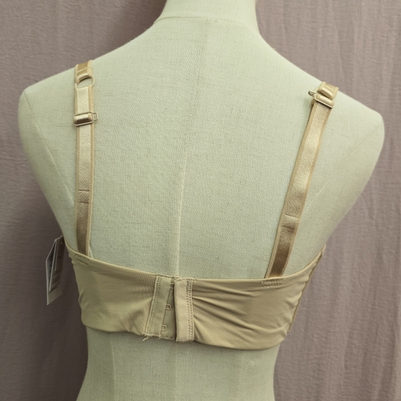 NWT Auden Lightly Lined Wireless Nursing Bra- Pearl Tan, 36DDD - Picture 4 of 9